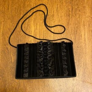 NWOT Kate Landry Black Evening Purse/Clutch